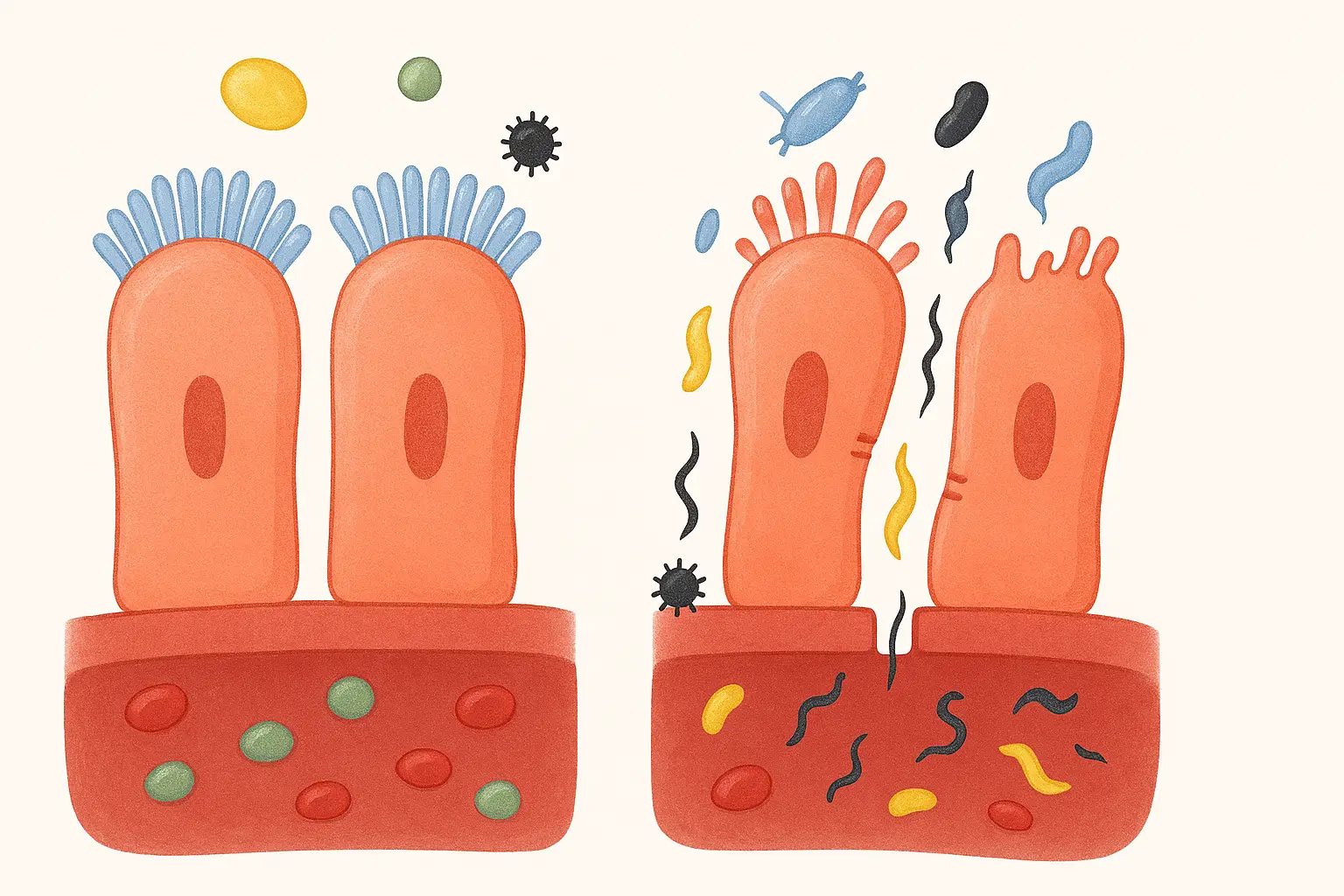 Symbolbild Leaky Gut